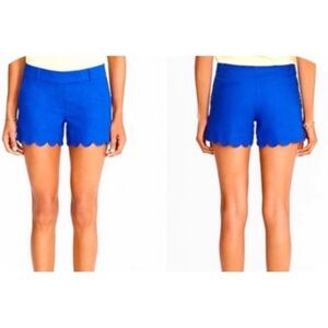 J. Crew Linen Blend Scalloped Hem Women's Shorts